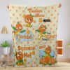 Pretty Disney Cartoon Orange Bird Cute Blanket Fleece Customized Blanket