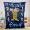 Pretty Disney Cartoon Snow White Dopey The Seven Dwarfs Blanket