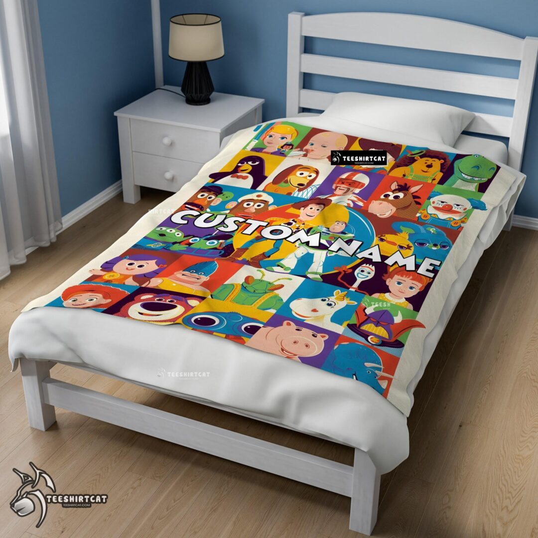 Pretty Disney Cartoon Toy Story Velveteen Cute Blanket Fleece Customized Blanket-mk-02