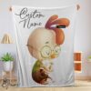 Pretty Disney Chicken Little Meditative Pose Blanket Fleece Customized Blanket