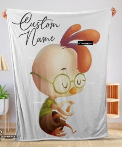 Pretty Disney Chicken Little Meditative Pose Blanket Fleece Customized Blanket