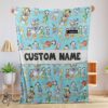 Pretty Disney Donald Duck Daisy Huey Dewey Louie Blanket Fleece Customized Blanket