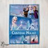 Pretty Disney Frozen Elsa & Friends Journey Collage Blanket Fleece Customized Blanket
