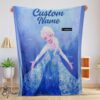 Pretty Disney Frozen Magic Elsa Blanket Fleece Customized Blanket