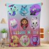 Pretty Disney Gabby’s Dollhouse Blanket Fleece Customized Blanket