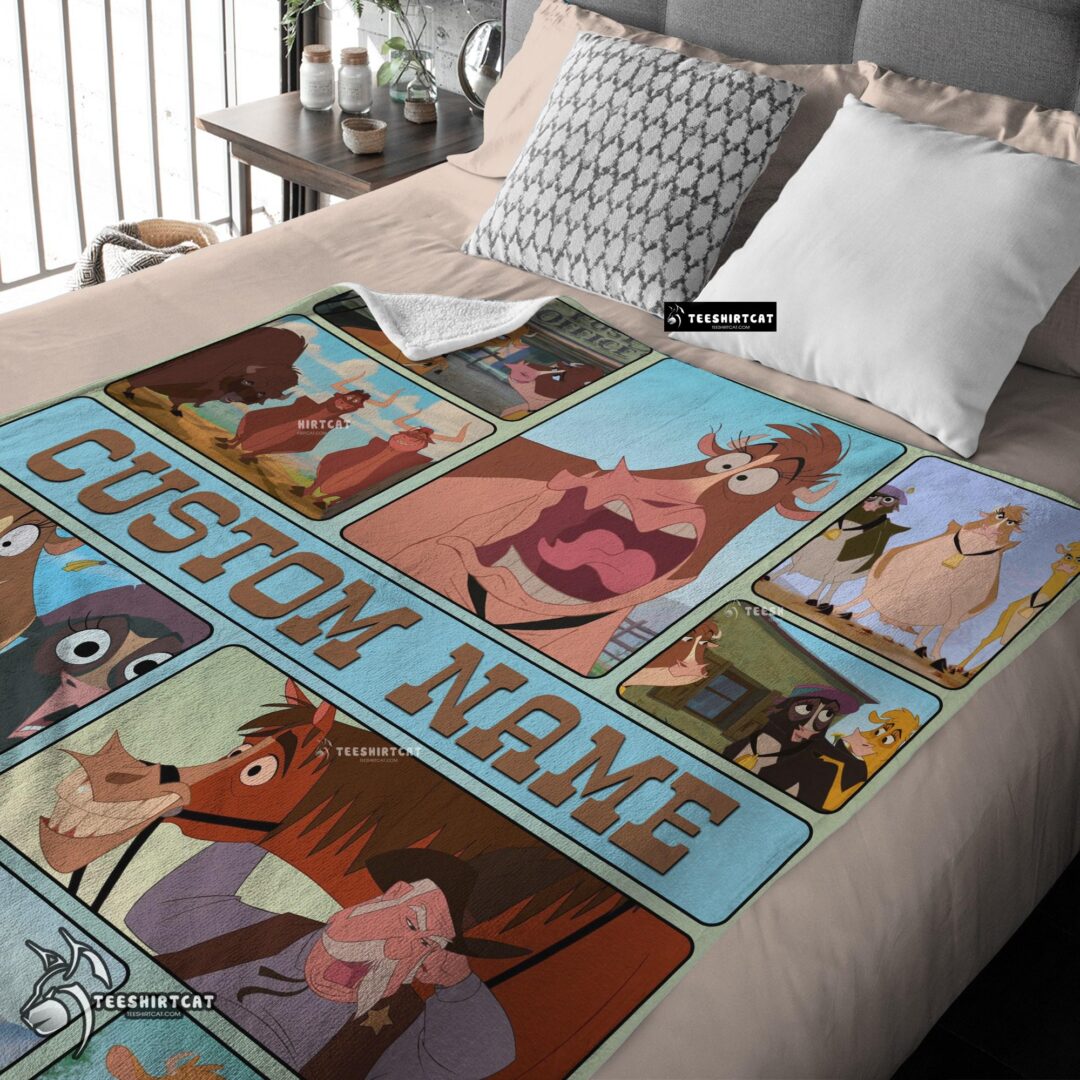 Pretty Disney Home On The Range Poster Blanket Fleece Customized Blanket