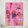 Pretty Disney Kids Princess Sketches Blanket Fleece Customized Blanket