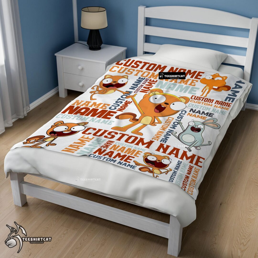 Pretty Disney Kiff Chatterley & Barry Buns Blanket Fleece Customized Blanket