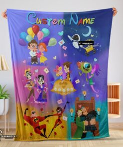 Pretty Disney Pixar Cartoon All Story Velveteen Cute Blanket Fleece Customized Blanket