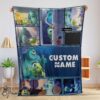 Pretty Disney Pixar Mike & Sulley Monsters Inc Blanket Fleece Customized Blanket