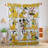 Pretty Disney Pluto Dog And Friends Pluto Dog Moods Blanket Customize Blanket