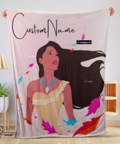 Pretty Disney Pocahontas Blanket Fleece Customized Blanket
