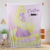 Pretty Disney Rapunzel Blanket Fleece Customized Blanket