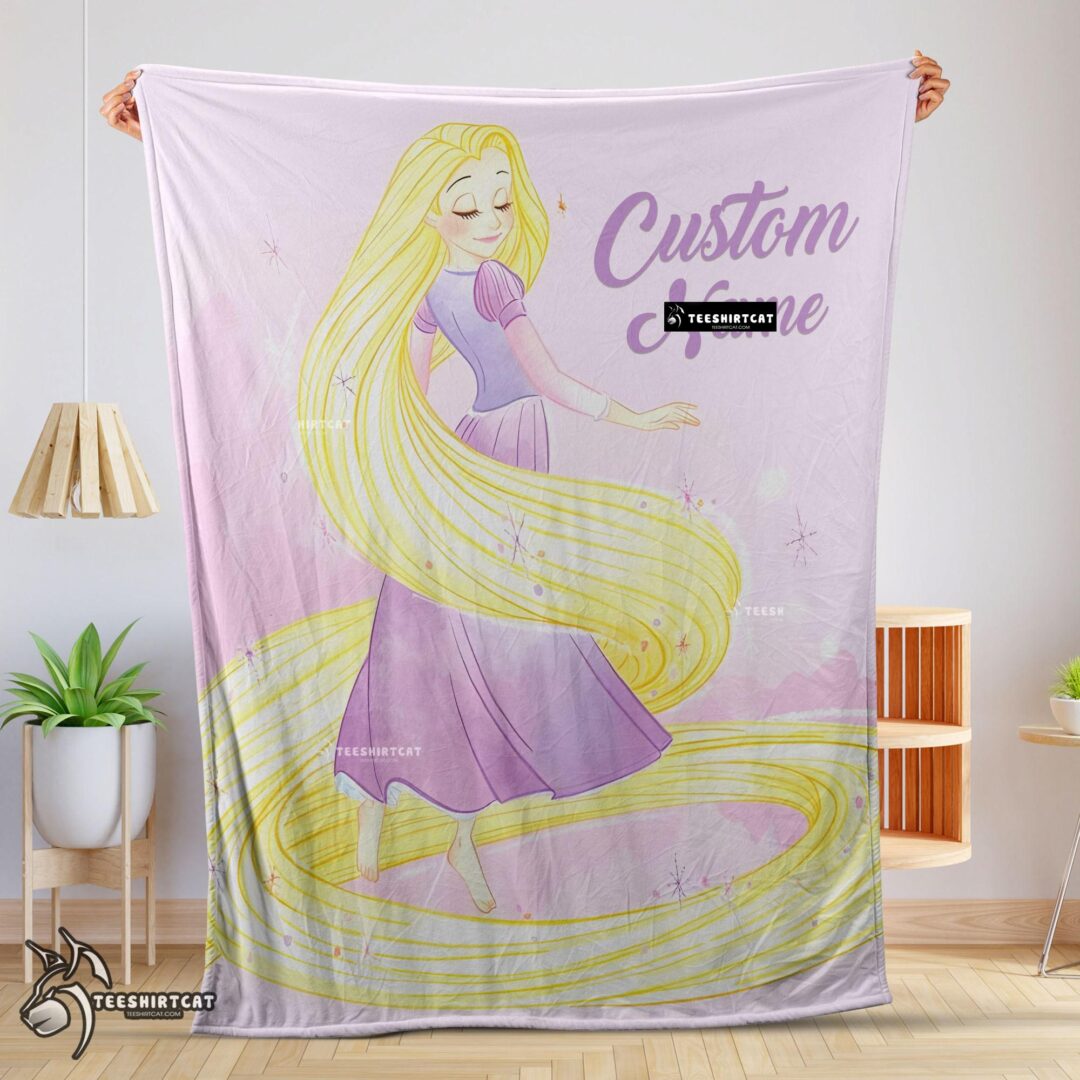 Pretty Disney Rapunzel Blanket Fleece Customized Blanket