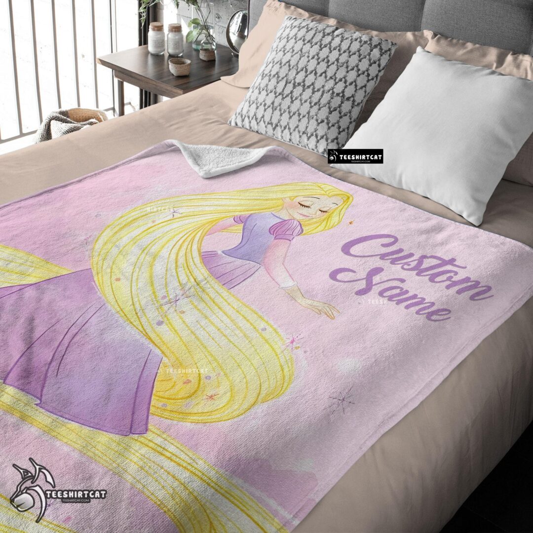 Pretty Disney Rapunzel Blanket Fleece Customized Blanket