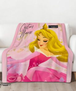 Pretty Disney Sleeping Beauty Aurora Princess Blanket Fleece Customized Blanket - Image 3