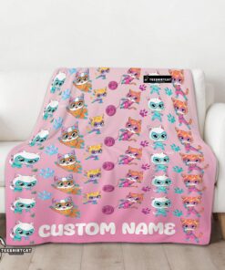 Pretty Disney SuperKitties Squad Purrfect Heroes Blanket Fleece Customized Blanket - Image 3
