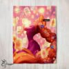 Pretty Disney Tangled Rapunzel Lanterns Of Light Blanket Fleece Customized Blanket
