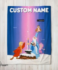 Pretty Disney The Sword In The Stone Magic And Wonder Blanket Fleece Customized Blanket