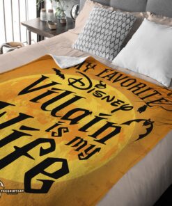 Pretty Disney Villain Wife Halloween Blanket Cozy Funny And Unique Blanket - Image 3