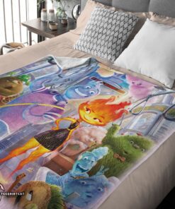 Pretty Elemental Characters Ember Lumen Wade With Friends Blanket Fleece Customized Blanket - Image 3
