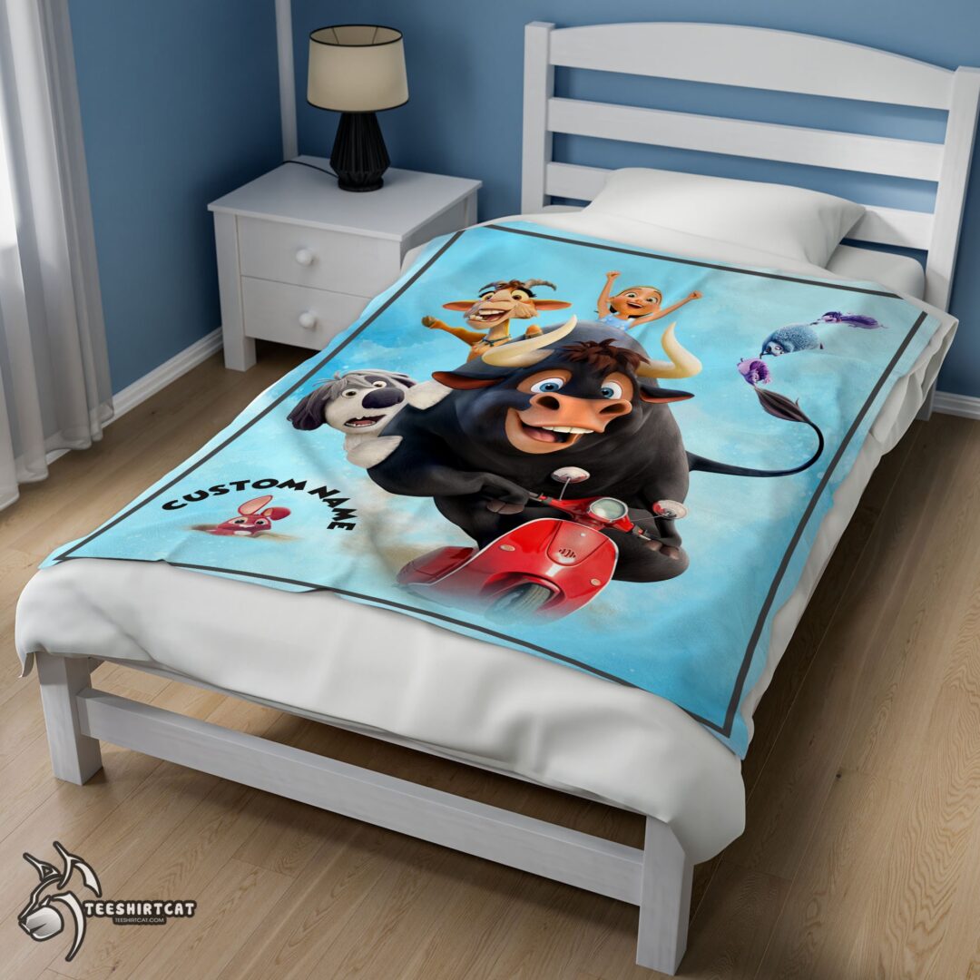pretty-ferdinands-wild-ride-a-fun-filled-adventure-blanket-fleece-customized-blanket-mk-01-2 Pretty Ferdinand’s Wild Ride A Fun-Filled Adventure Blanket Fleece Customized Blanket - Image 3