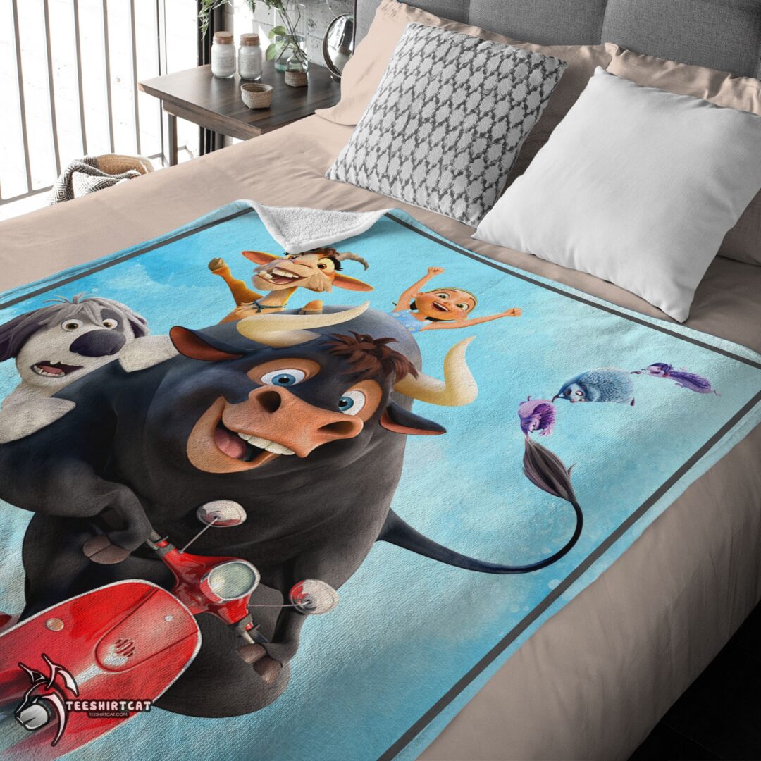 pretty-ferdinands-wild-ride-a-fun-filled-adventure-blanket-fleece-customized-blanket-mk-01-3 Pretty Ferdinand’s Wild Ride A Fun-Filled Adventure Blanket Fleece Customized Blanket - Image 4