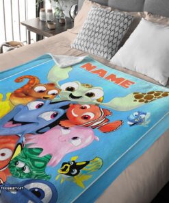 Pretty Finding Nemo With Friends Blanket Fleece Customized Blanket - Image 4