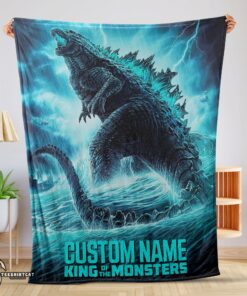 Pretty Godzilla King Of The Monsters Blanket Fleece Customized Blanket