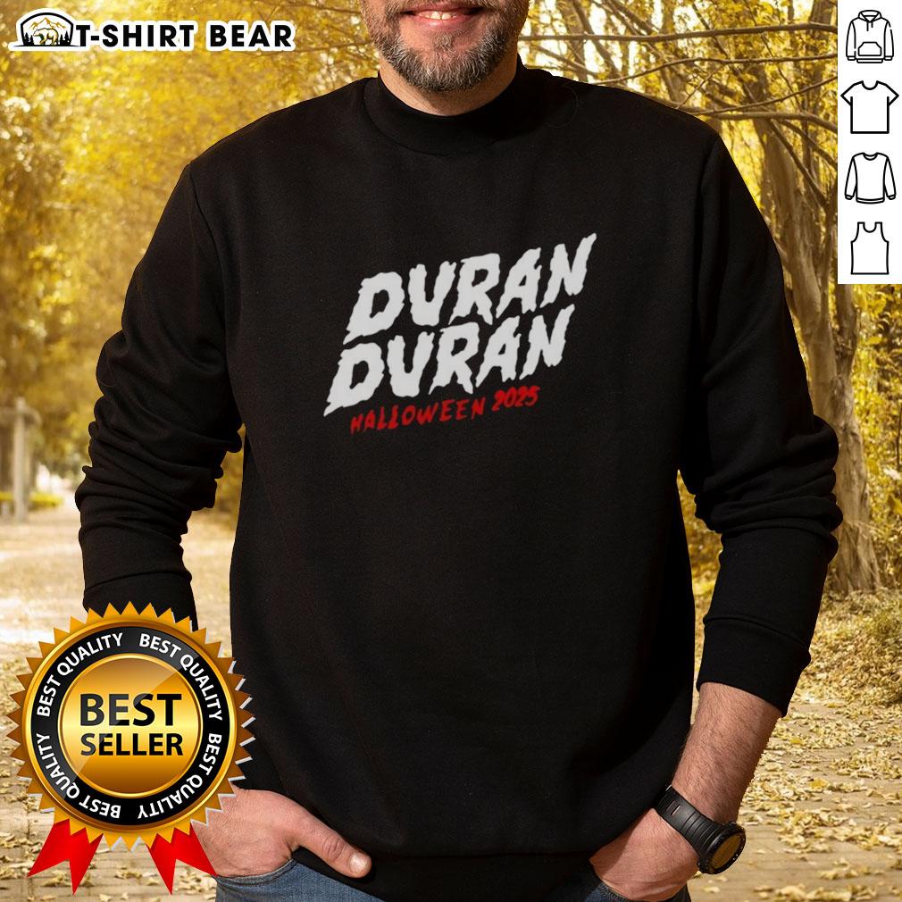 Pretty Halloween 2025 Duran Duran Sweatshirt Pretty Halloween 2025 Duran Duran sweatshirt featuring vibrant colors and iconic band logo, perfect for festive fans.