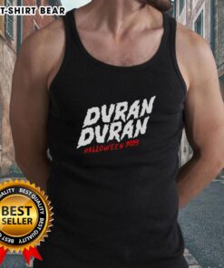 Pretty Halloween 2025 Duran Duran tank top featuring vibrant graphics and festive colors, perfect for Halloween celebrations.