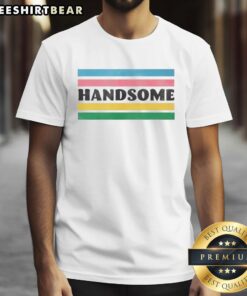 Pretty Handsome Logo T-Shirt featuring a stylish graphic design on a comfortable cotton fabric in vibrant colors.