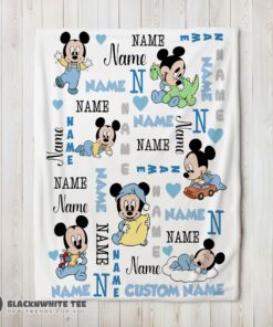 Pretty Happy Disney Baby Mickey’s Dreamland Blanket Fleece Customized Blanket