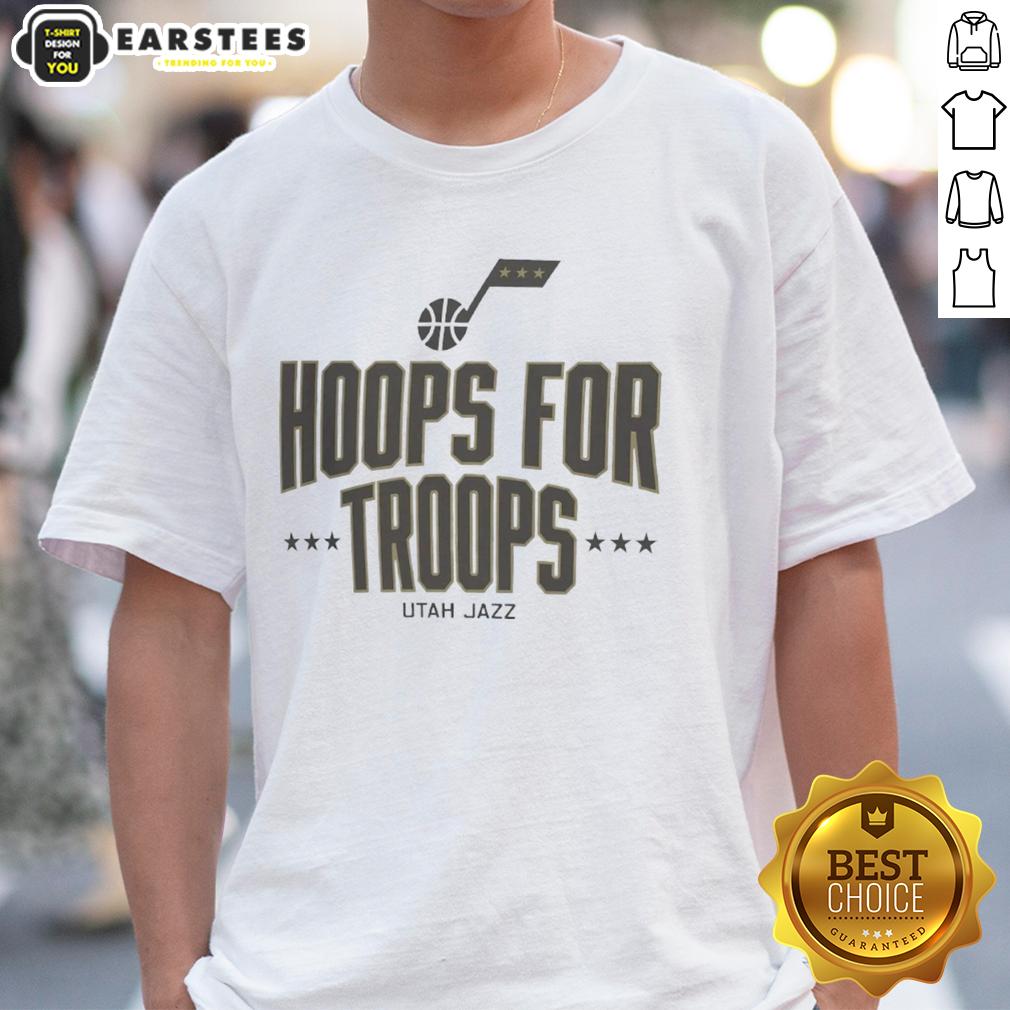 pretty-hoops-for-troops-utah-jazz-basketball-t-shirt-1 Pretty Hoops For Troops Utah Jazz Basketball T-Shirt featuring vibrant team colors and a stylish design for fans.
