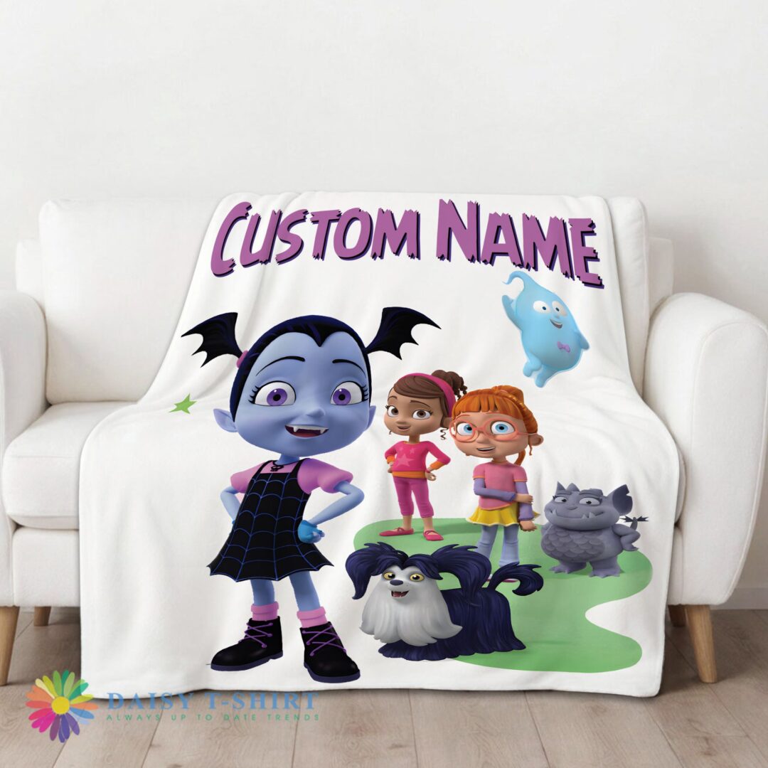 Pretty Hot Cute Vampirina & Friends Blanket Fleece Customized Blanket