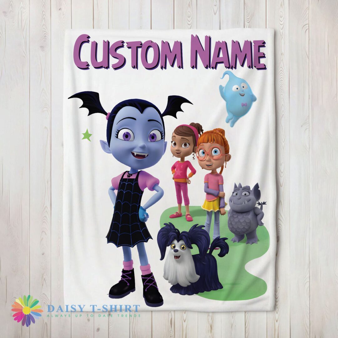 Pretty Hot Cute Vampirina & Friends Blanket Fleece Customized Blanket