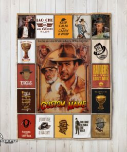 Pretty Indiana Jones Raiders Of The Lost Ark Adventure Blanket Fleece Customized Blanket