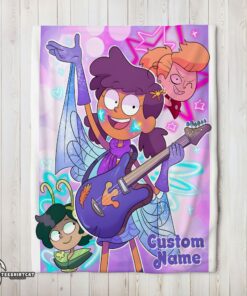 Pretty It's No Big Deal Amphibia Blanket Fleece Customized Blanket