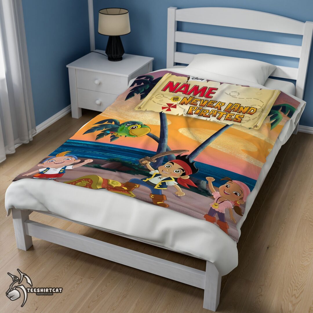 pretty-jake-and-the-never-land-pirates-blanket-fleece-customized-blanket-mk-01-2 Pretty Jake And The Never Land Pirates Blanket Fleece Customized Blanket - Image 3