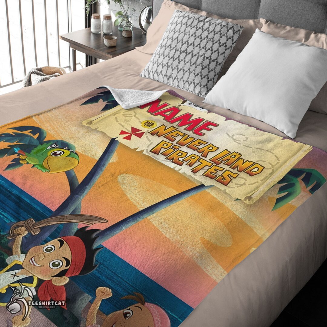 pretty-jake-and-the-never-land-pirates-blanket-fleece-customized-blanket-mk-01-3 Pretty Jake And The Never Land Pirates Blanket Fleece Customized Blanket - Image 4