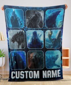 Pretty King Of The Monsters Godzilla Blanket Fleece Customized Blanket