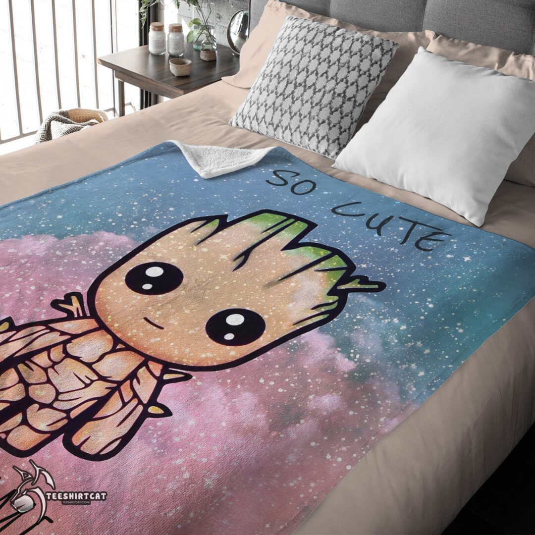 pretty-marvel-superhero-baby-groot-and-friends-birthday-cute-blanket-fleece-customized-blanket-mk-01-3 Pretty Marvel SuperHero Baby Groot And Friends Birthday Cute Blanket Fleece Customized Blanket - Image 4
