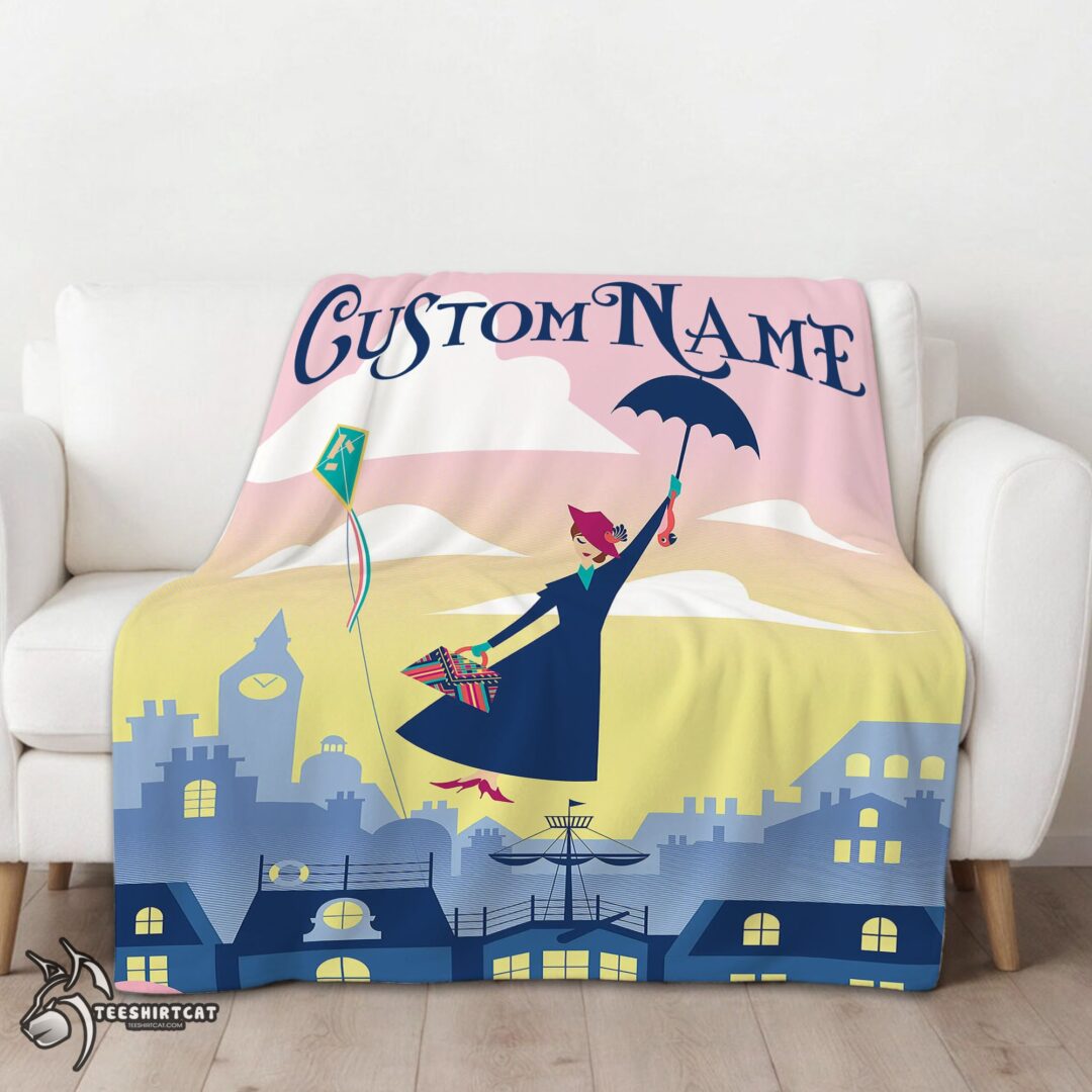 pretty-mary-poppins-returns-holiday-blanket-fleece-customized-blanket-mk-01 Pretty Mary Poppins Returns Holiday Blanket Fleece Customized Blanket - Image 3