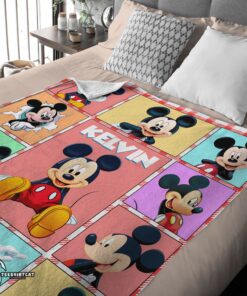 Pretty Mickey Mouse Collage Blanket Fleece Customized Blanket - Image 4