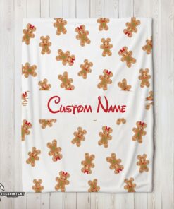 Pretty Mickey Mouse Gingerbread Delight Blanket Fleece Customized Blanket