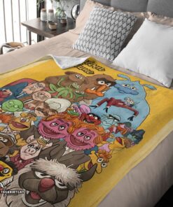 Pretty Muppet Show Characters Blanket Fleece Customized Blanket - Image 4