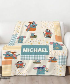 Pretty Nice Ratatouille Tutter Mood Patchwork Blanket Fleece Customized Blanket - Image 3