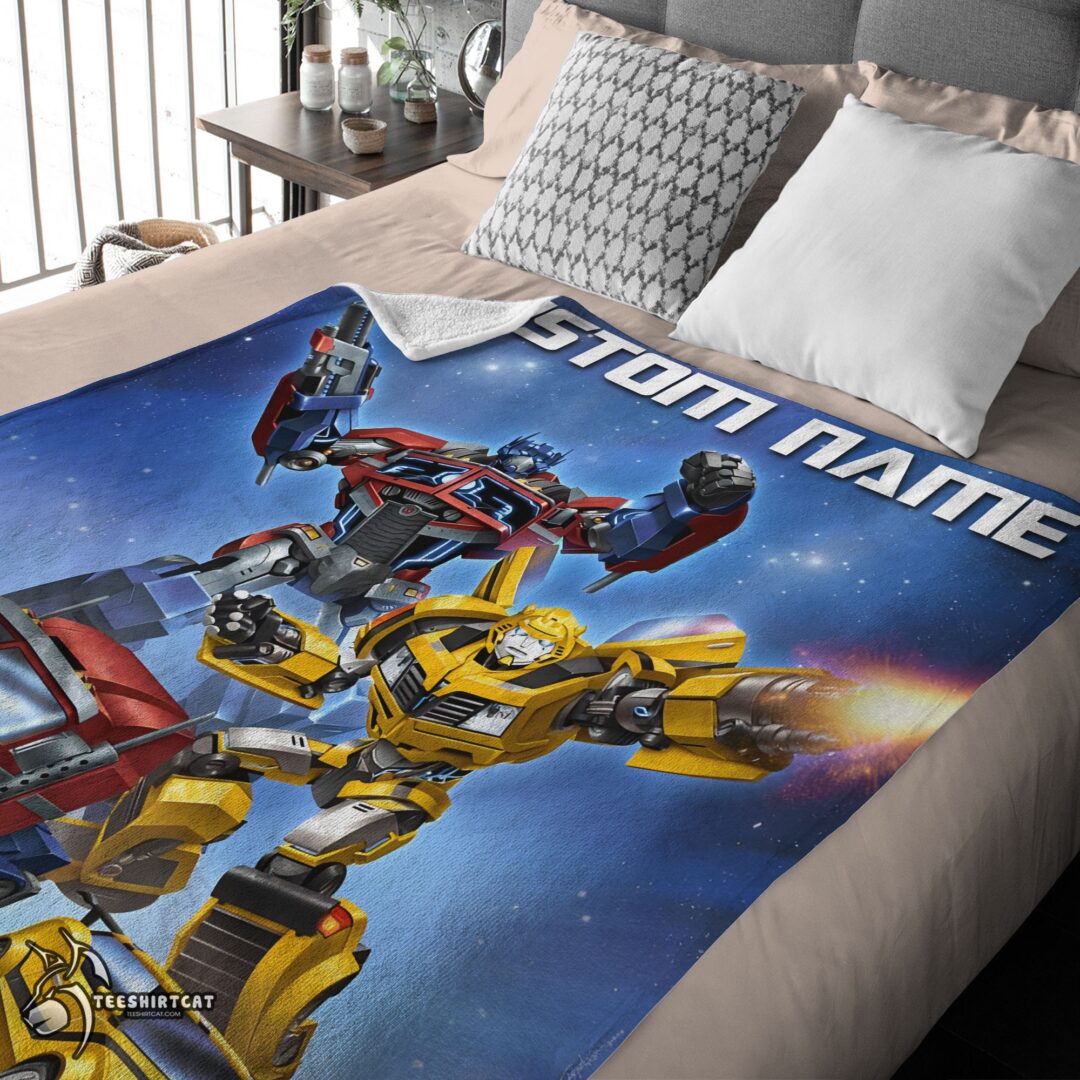 pretty-optimus-prime-and-bumblebee-transformers-movie-blanket-customize-blanket-mk-01-3 Pretty Optimus Prime And Bumblebee Transformers Movie Blanket Customize Blanket - Image 4