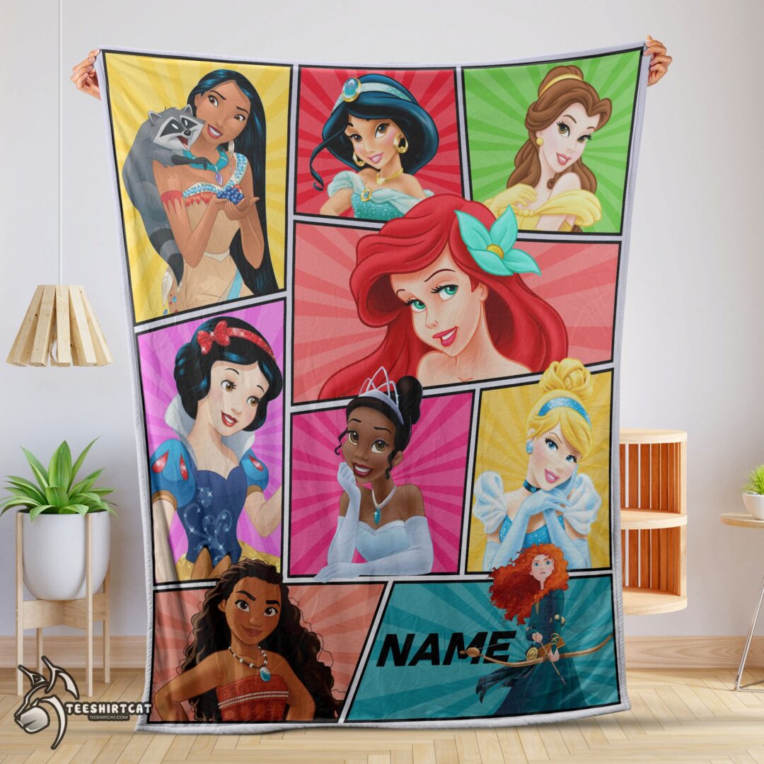 pretty-personalized-disney-princess-blanket-fleece-customized-blanket-mk-01-1 Pretty Personalized Disney Princess Blanket Fleece Customized Blanket