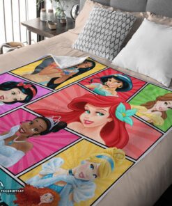 Pretty Personalized Disney Princess Blanket Fleece Customized Blanket - Image 3
